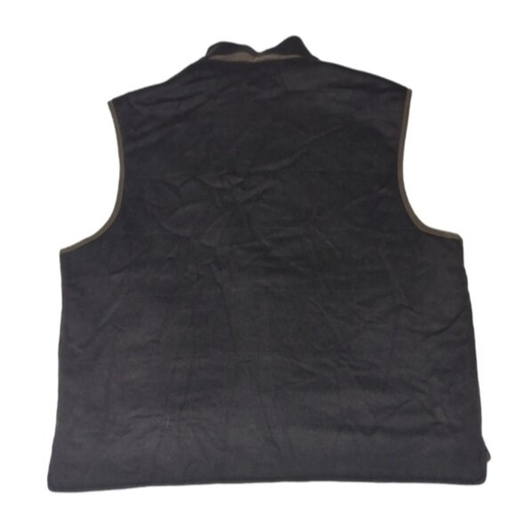 Daniel Cremieux Men's Vest Reversible Wool Cashmere Brown Outdoor Rugged Zip XL - Picture 6 of 11